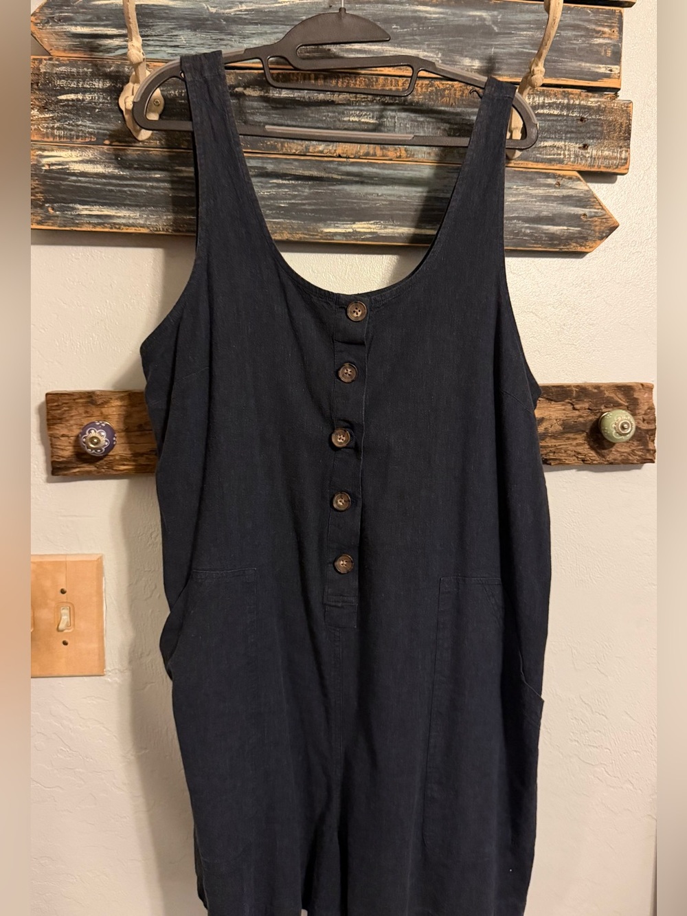 Marine Layer Sydney Romper India Ink Navy